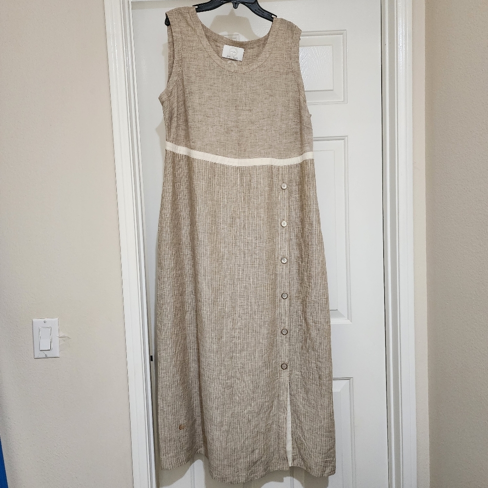 Marina Rinaldi Beige Maxi Dress, VOYAGE Brand
